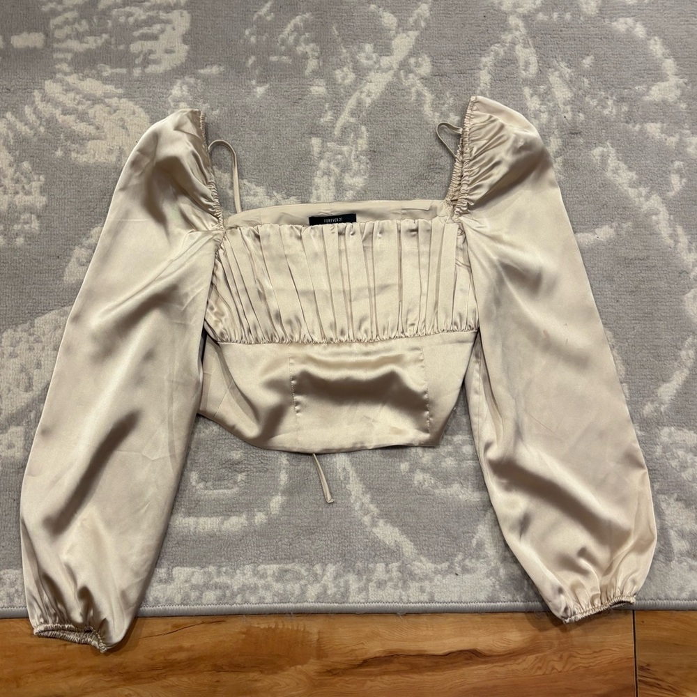 Gold Long Sleeve Top